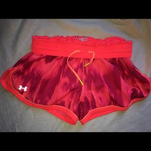 Under armor pink athletic shorts